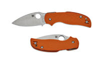 Spyderco Sage 5 Compression Lock CPM-REX 121 Satin Blade Burnt Orange G10 C123GBORP